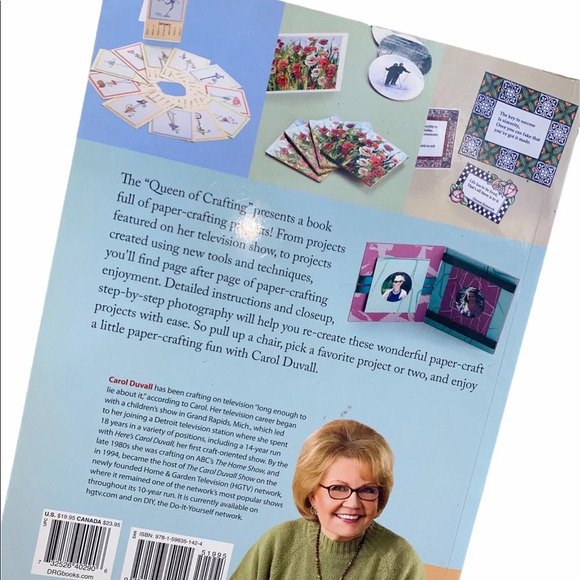 Paper Crafting with HGTV Carol Duvall book - Picture 2 of 3